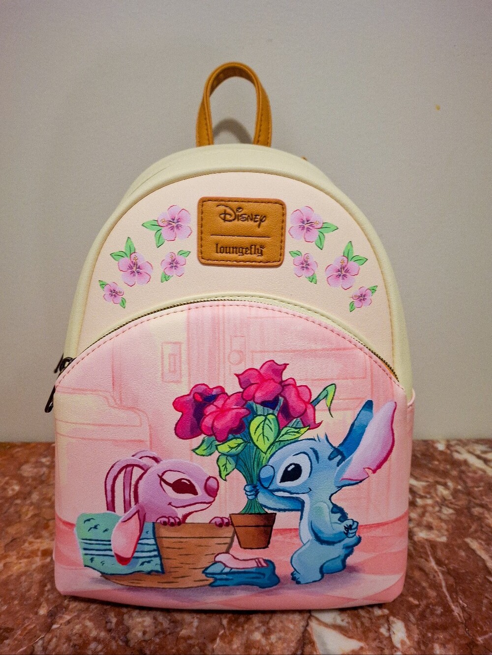 Disney Loungefly Stitch and Angel Mini Backpack NWT